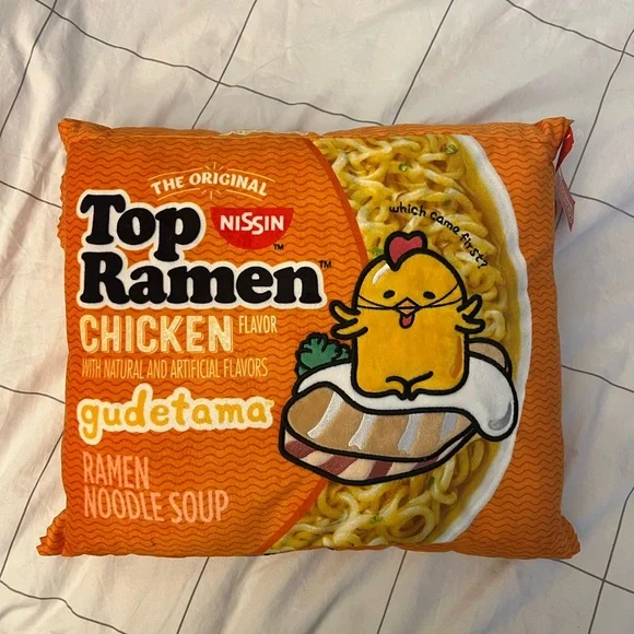 NISSIN TOP RAMEN x GUDETAMA CRINKLE PLUSH KIDROBOT